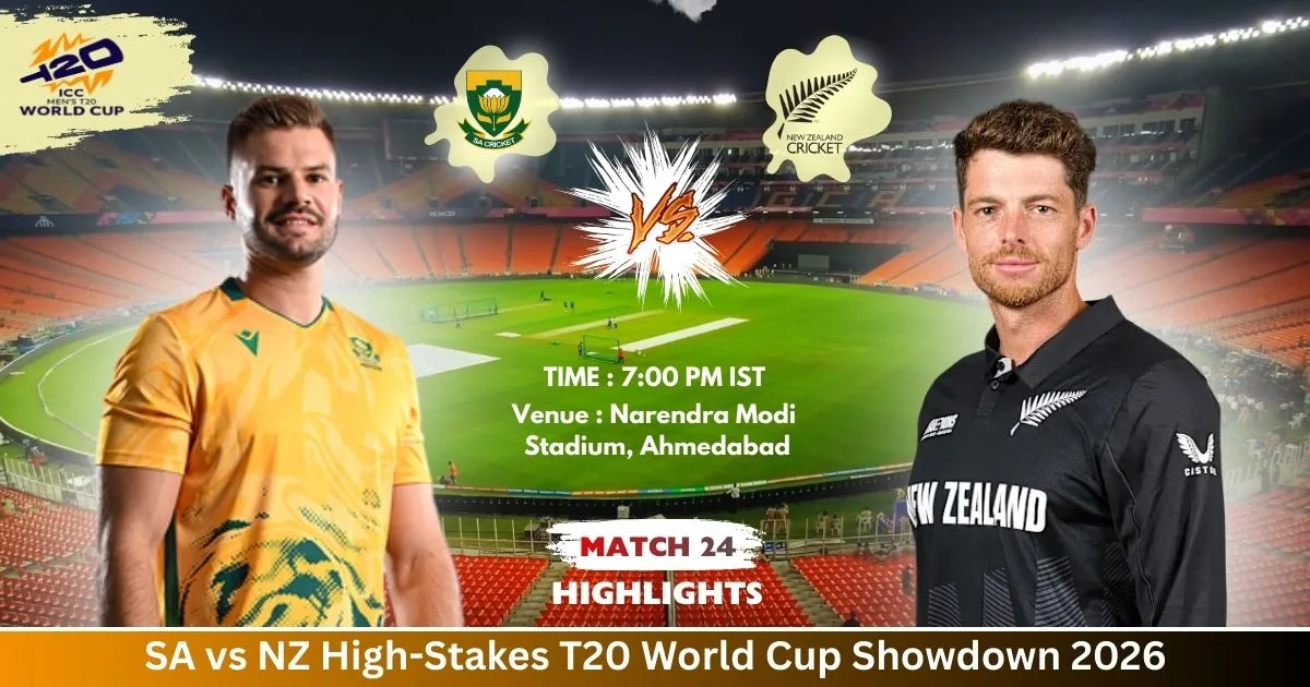 SA vs NZ