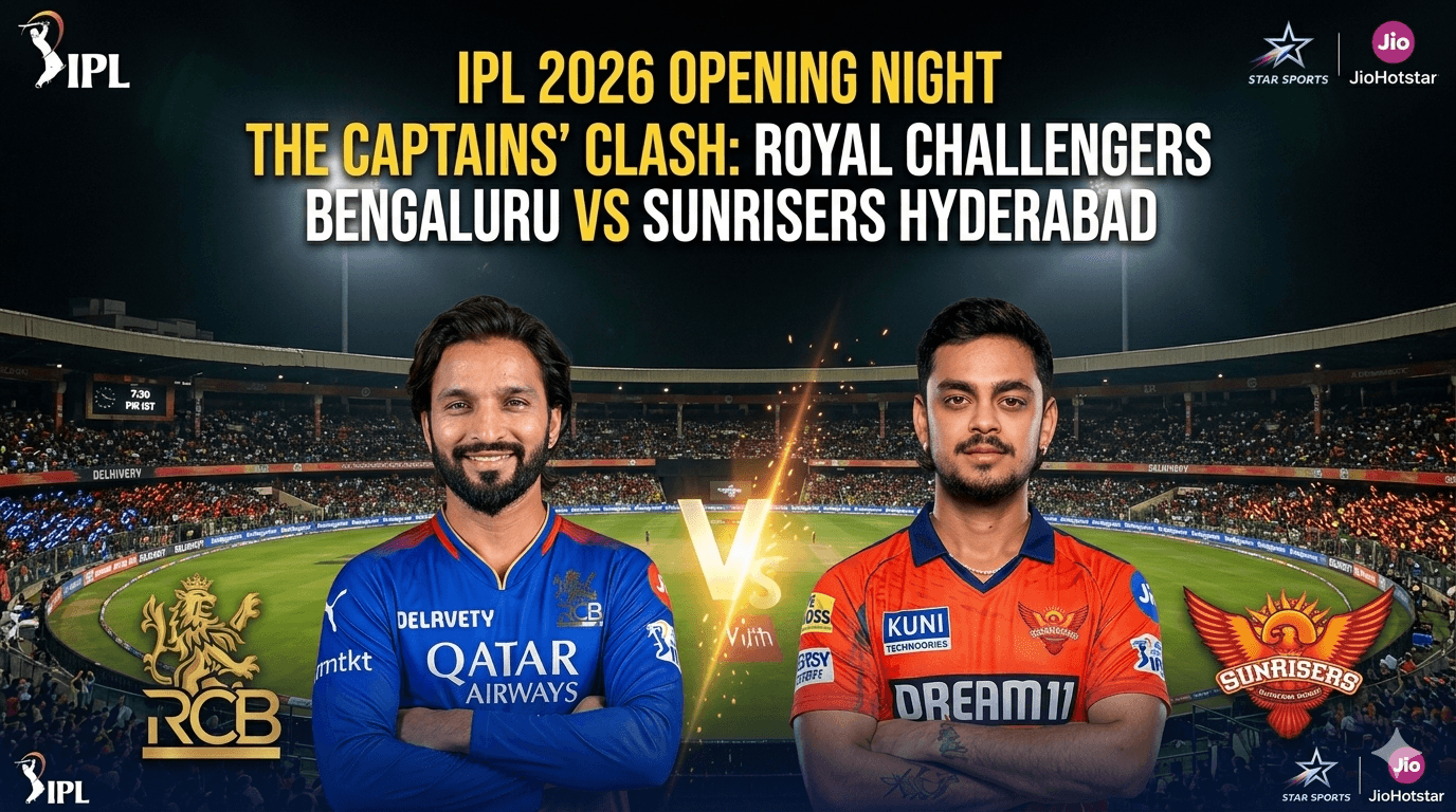 IPL 2026 Opening Night RCB vs SRH