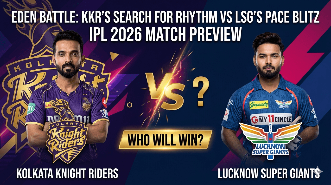 KKR vs LSG IPL 2026 Match Preview