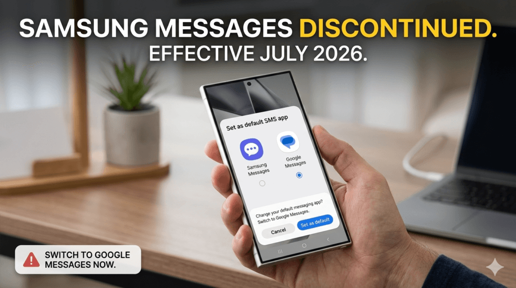 Samsung Messages discontinued