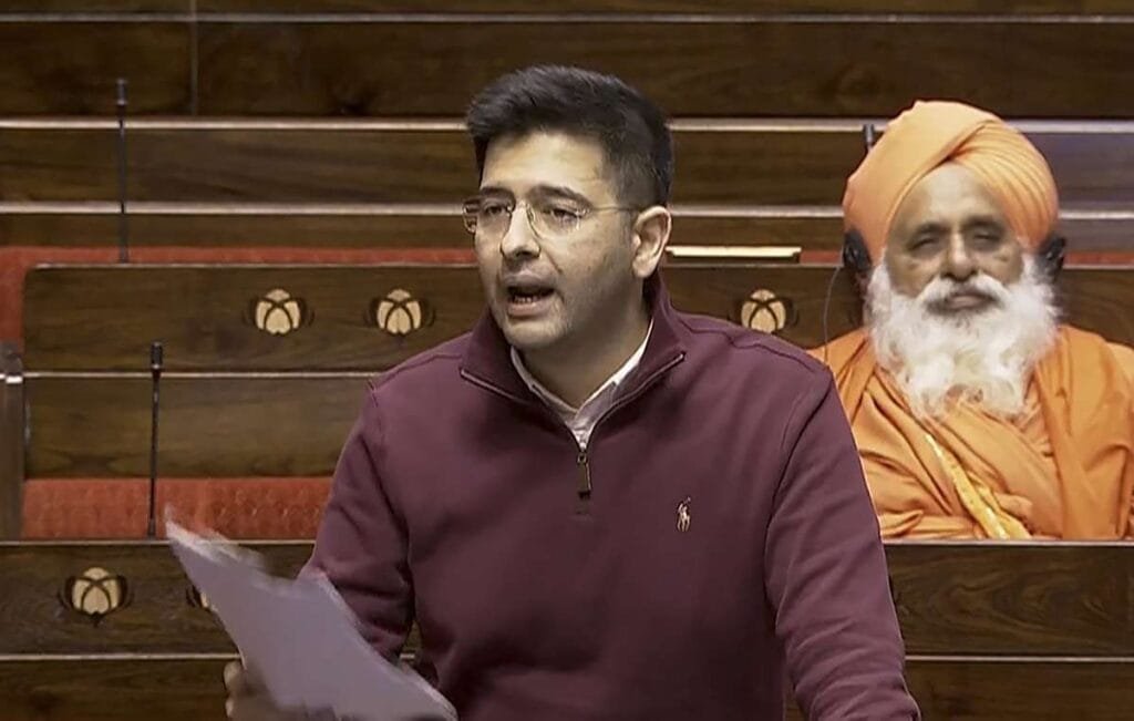 Raghav Chadha Parliament Video