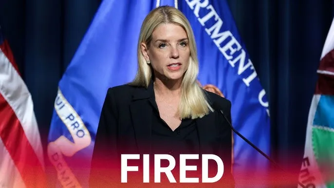 President Donald Trump fired Pam Bondi as Attorney General