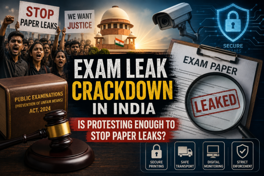 Exam leak crackdown